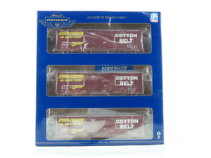 HO Scale Athearn Genesis ATHG69105 SSW Cotton Belt 50' Box Car 3-Pack Sealed