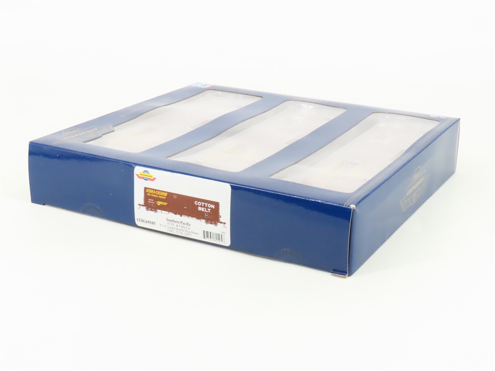 HO Scale Athearn Genesis ATHG69105 SSW Cotton Belt 50' Box Car 3-Pack Sealed