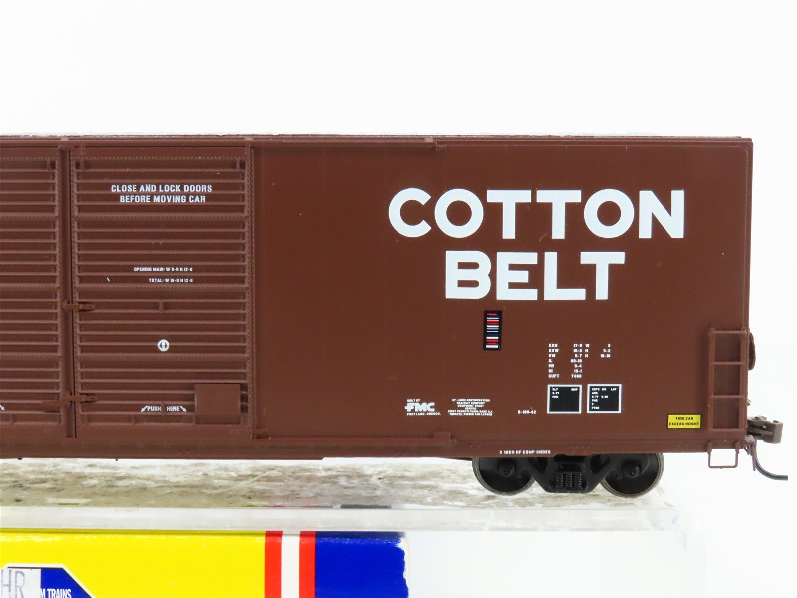 HO Scale Athearn Genesis G4134 SSW Cotton Belt 60' Double Door Box Car #62699