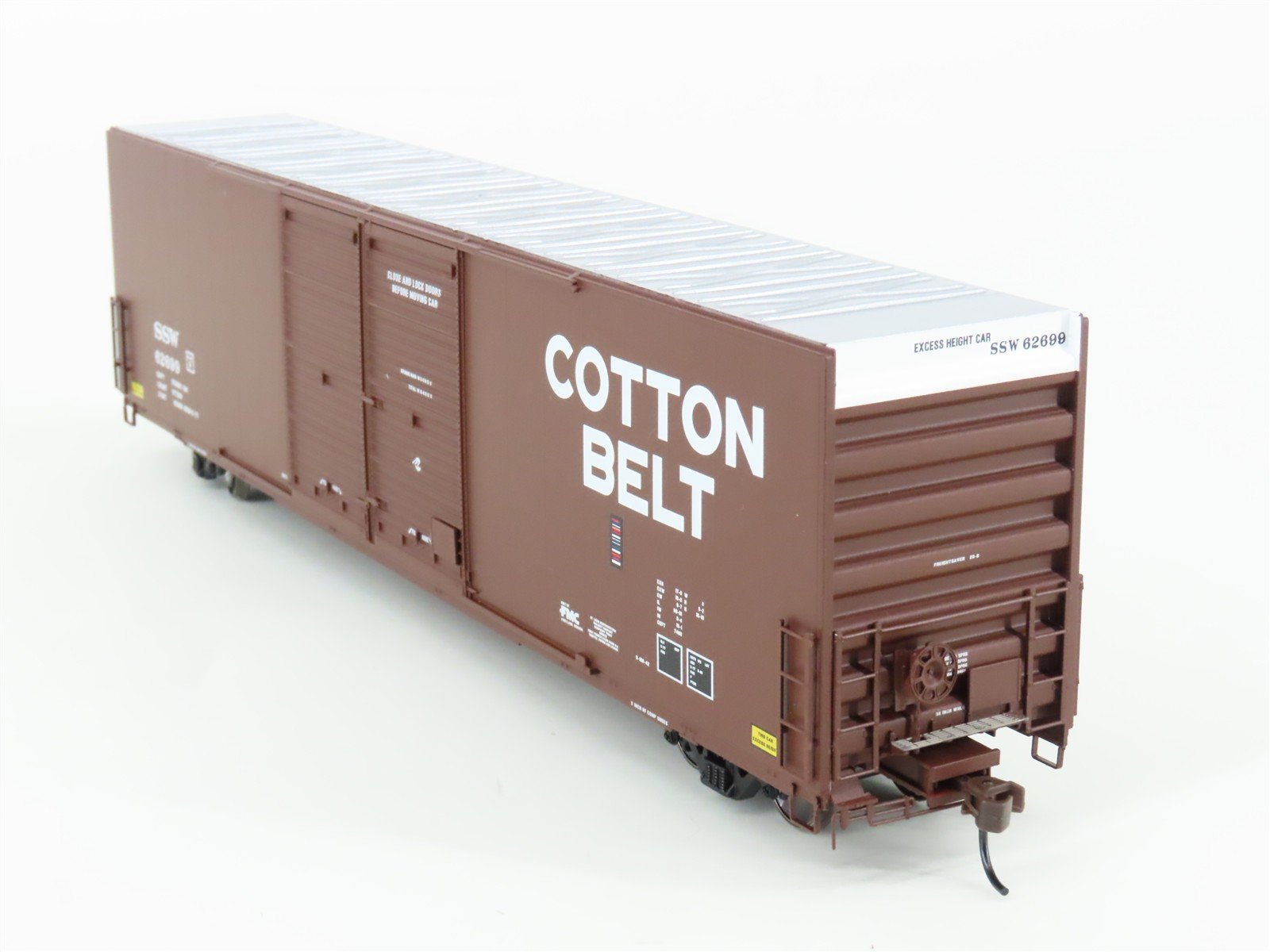HO Scale Athearn Genesis G4134 SSW Cotton Belt 60' Double Door Box Car #62699