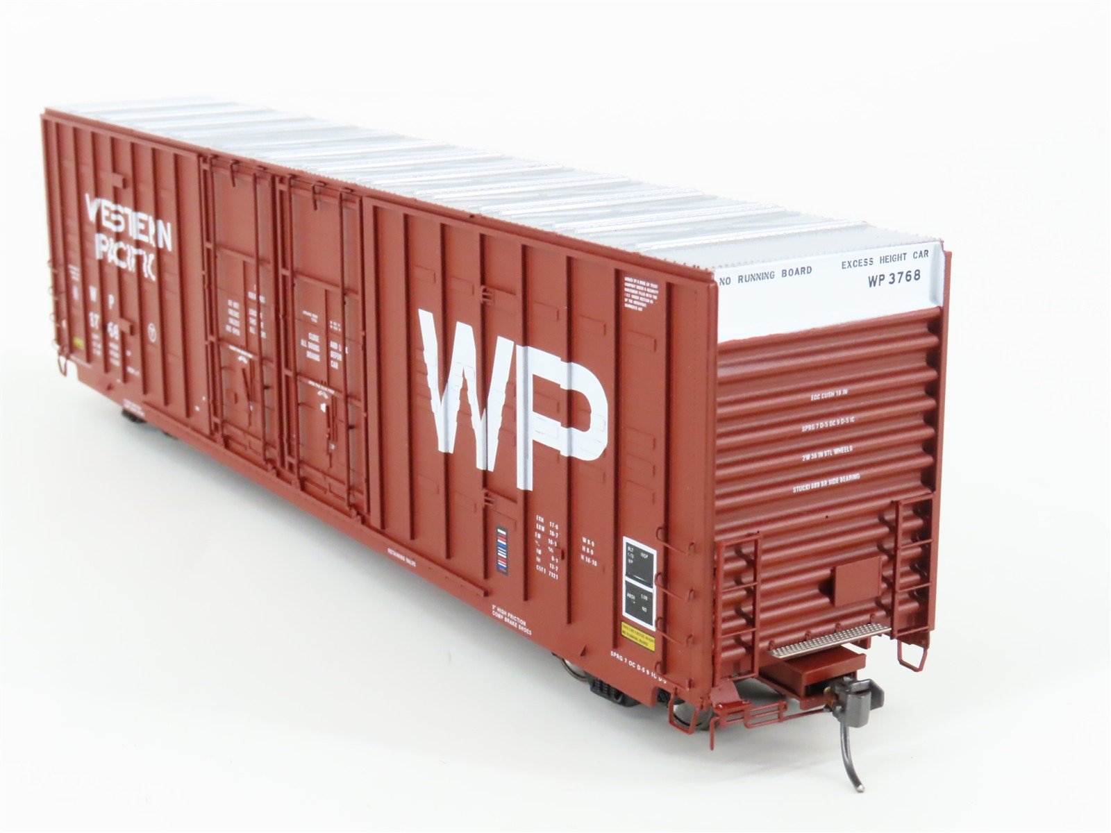 HO Scale Athearn Genesis OG4001 WP Western Pacific 60' Double Door Box Car #3768