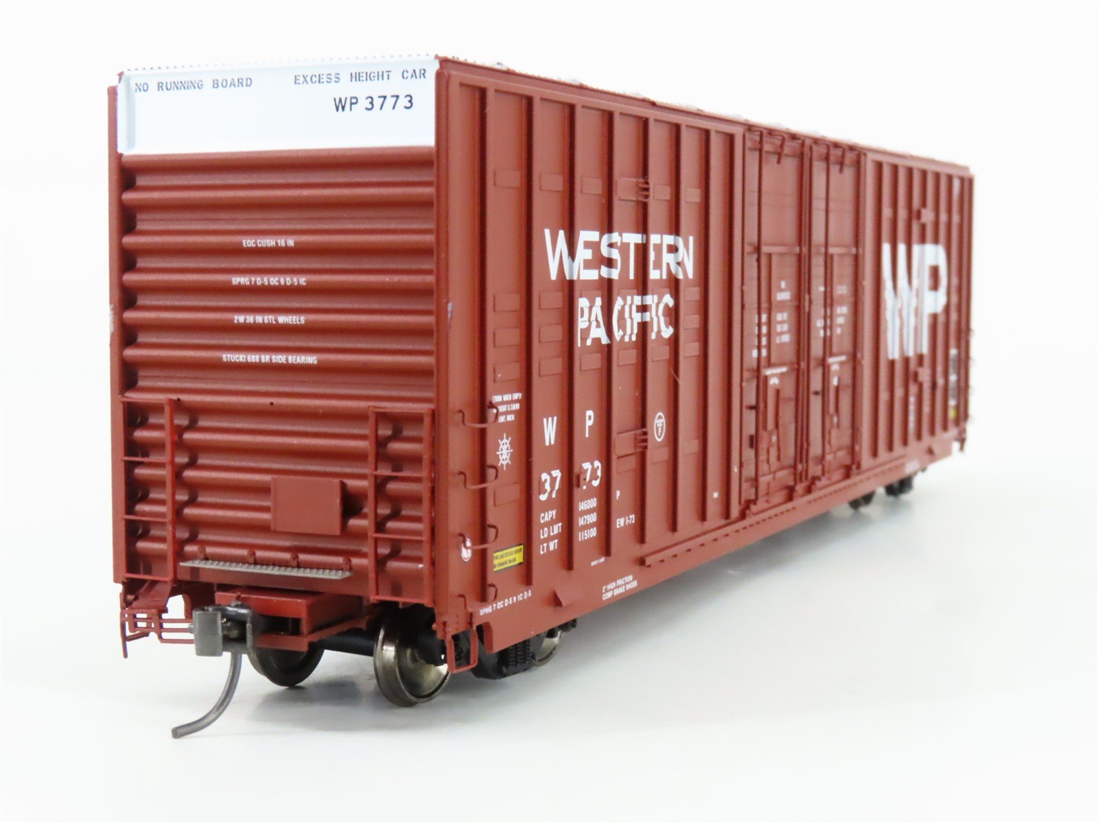 HO Athearn Genesis OG4002 WP Western Pacific 60' Double Plug Door Box Car #3773