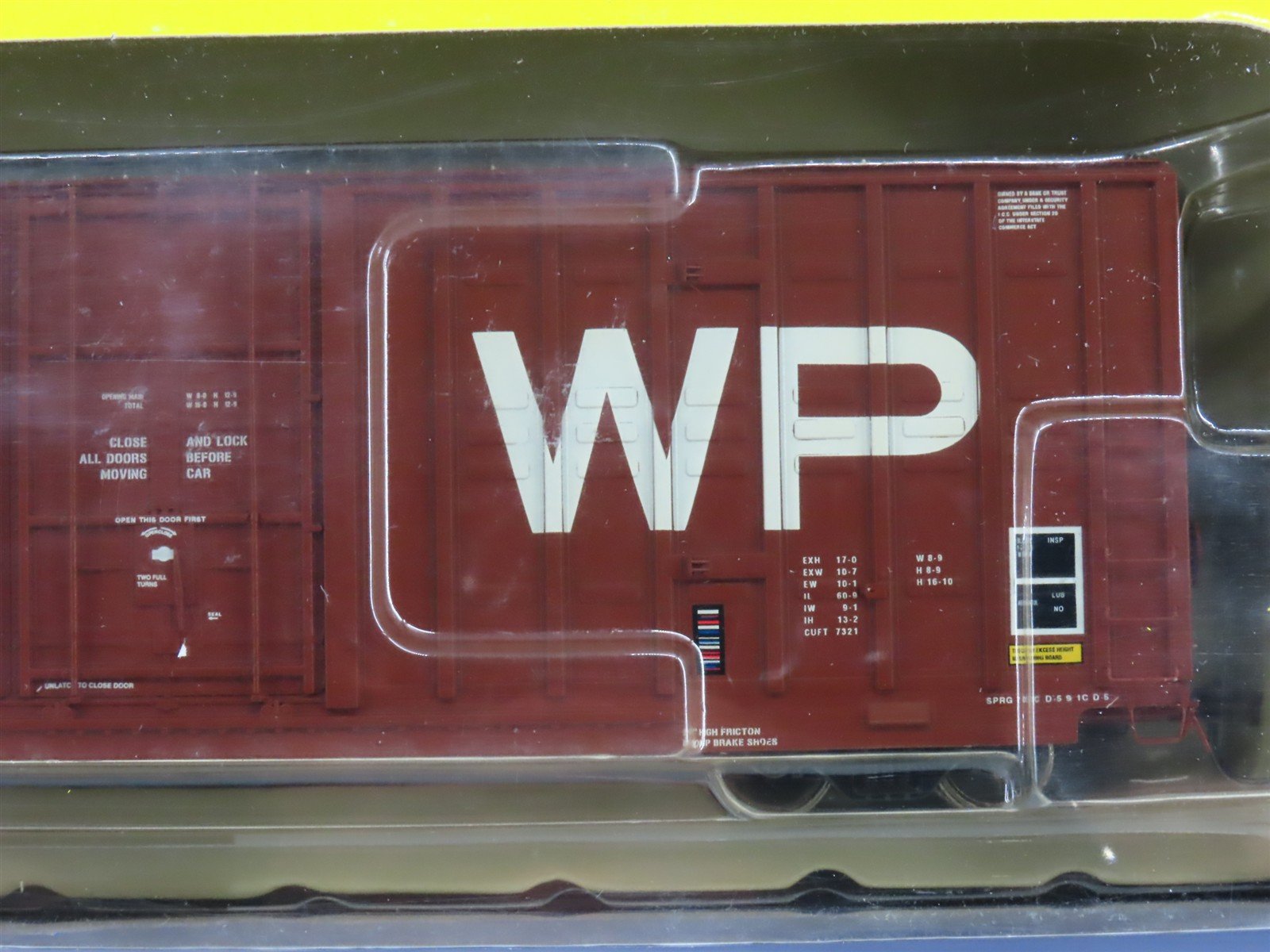 HO Athearn Genesis G4001 WP Western Pacific 60' Double Door Box Car #3771 Sealed