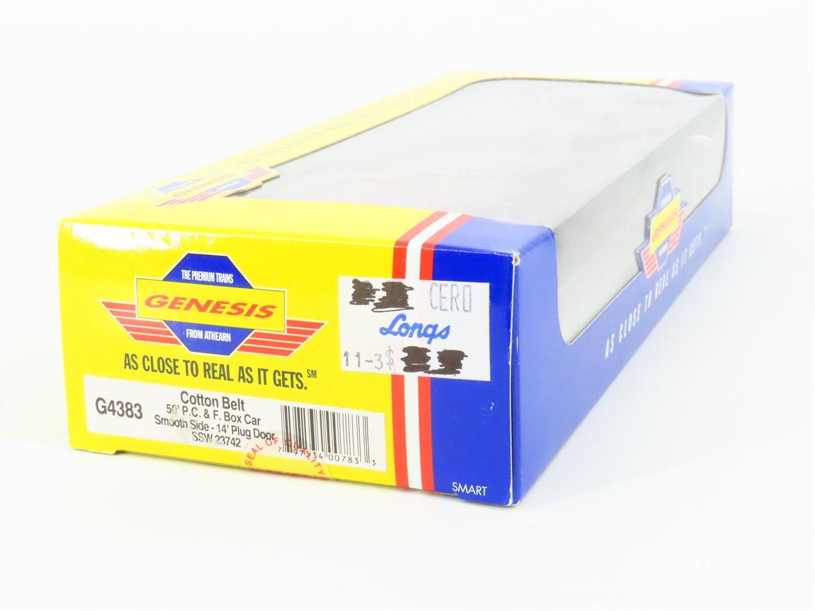 HO Athearn Genesis G4383 SSW Cotton Belt 50' Plug Door Box Car #23742 - Sealed