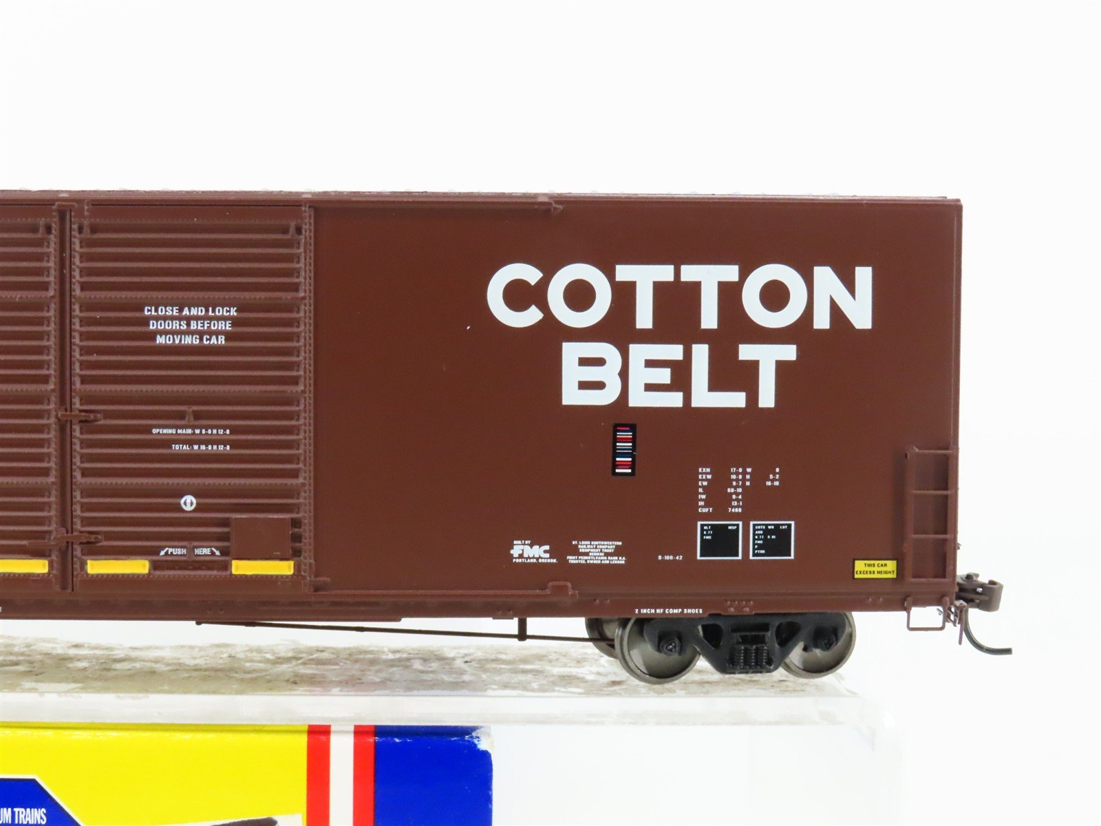 HO Scale Athearn Genesis G4133 SSW Cotton Belt 60' Double Door Box Car #62671