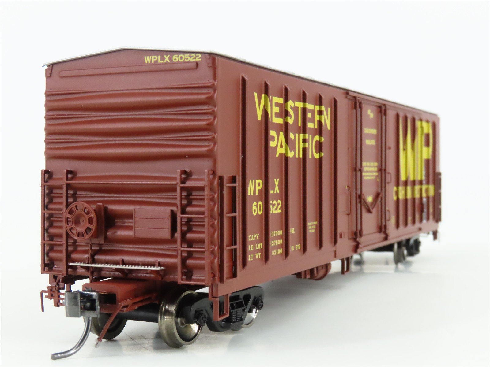 HO Scale Athearn Genesis G4450 WPLX Western Pacific Railroad 50' Box Car #60522