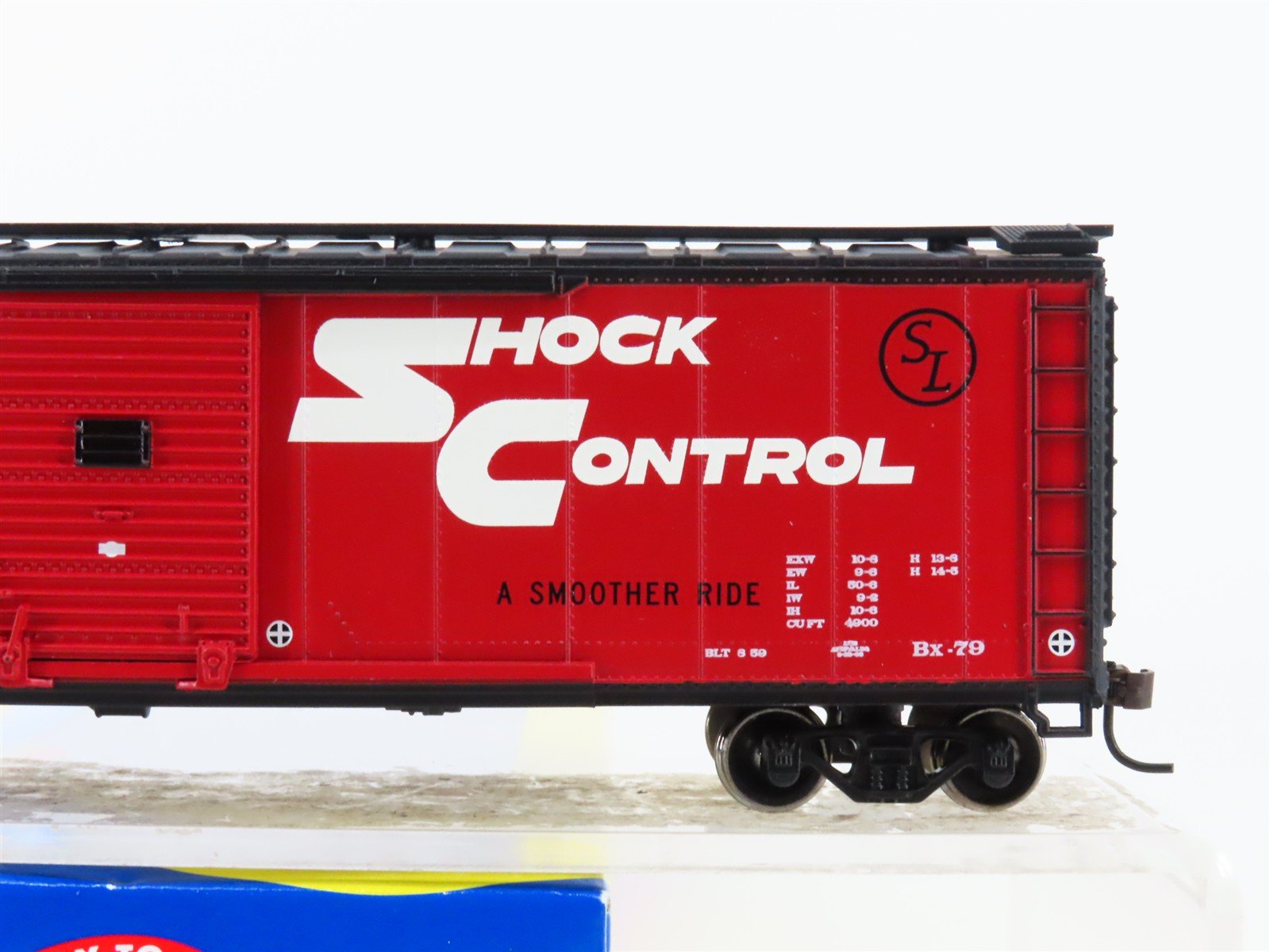 HO Scale Athearn 70782 ATSF Santa Fe Railroad 50' Single Door Box Car #12187