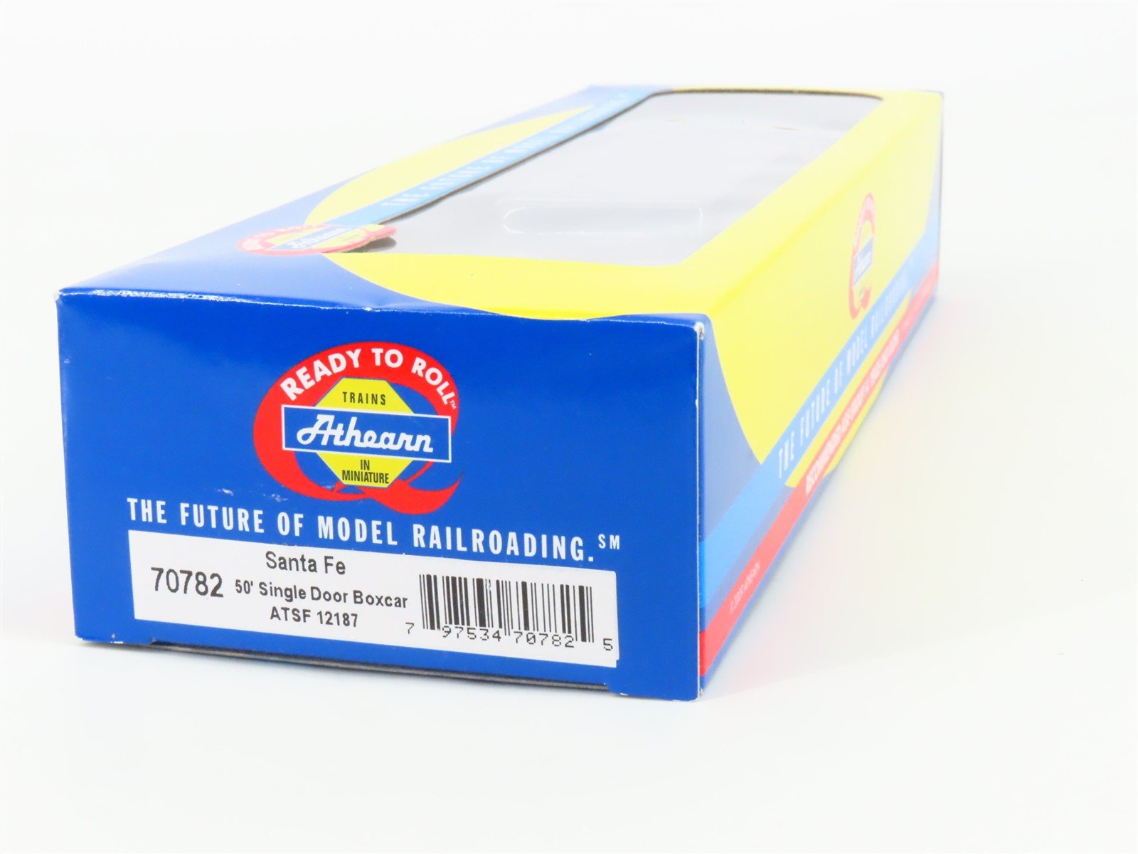 HO Scale Athearn 70782 ATSF Santa Fe Railroad 50' Single Door Box Car #12187