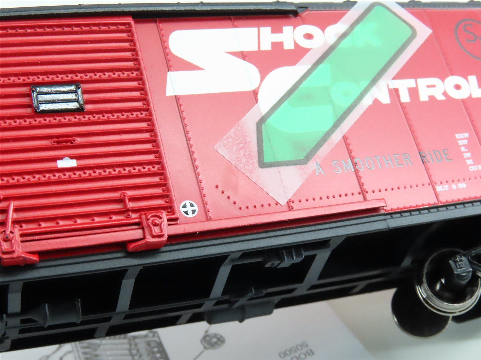 HO Scale Athearn 70782 ATSF Santa Fe Railroad 50' Single Door Box Car #12187
