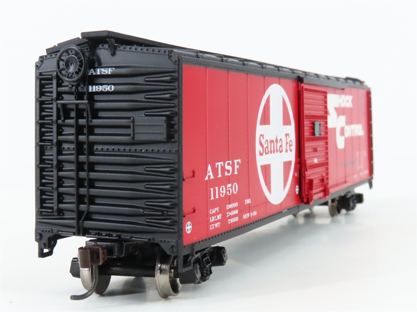 HO Scale Athearn 70781 ATSF Santa Fe Railroad 50' Single Door Box Car #11950