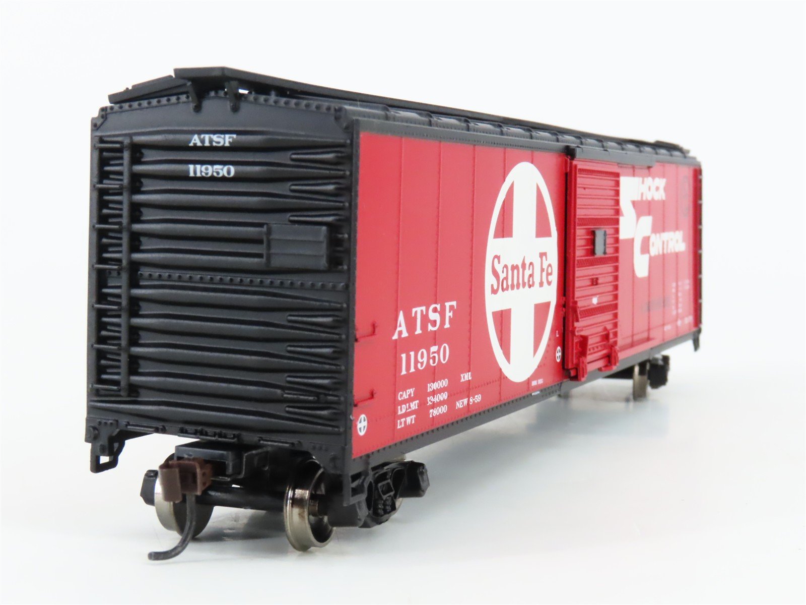 HO Scale Athearn 70781 ATSF Santa Fe Railroad 50' Single Door Box Car #11950