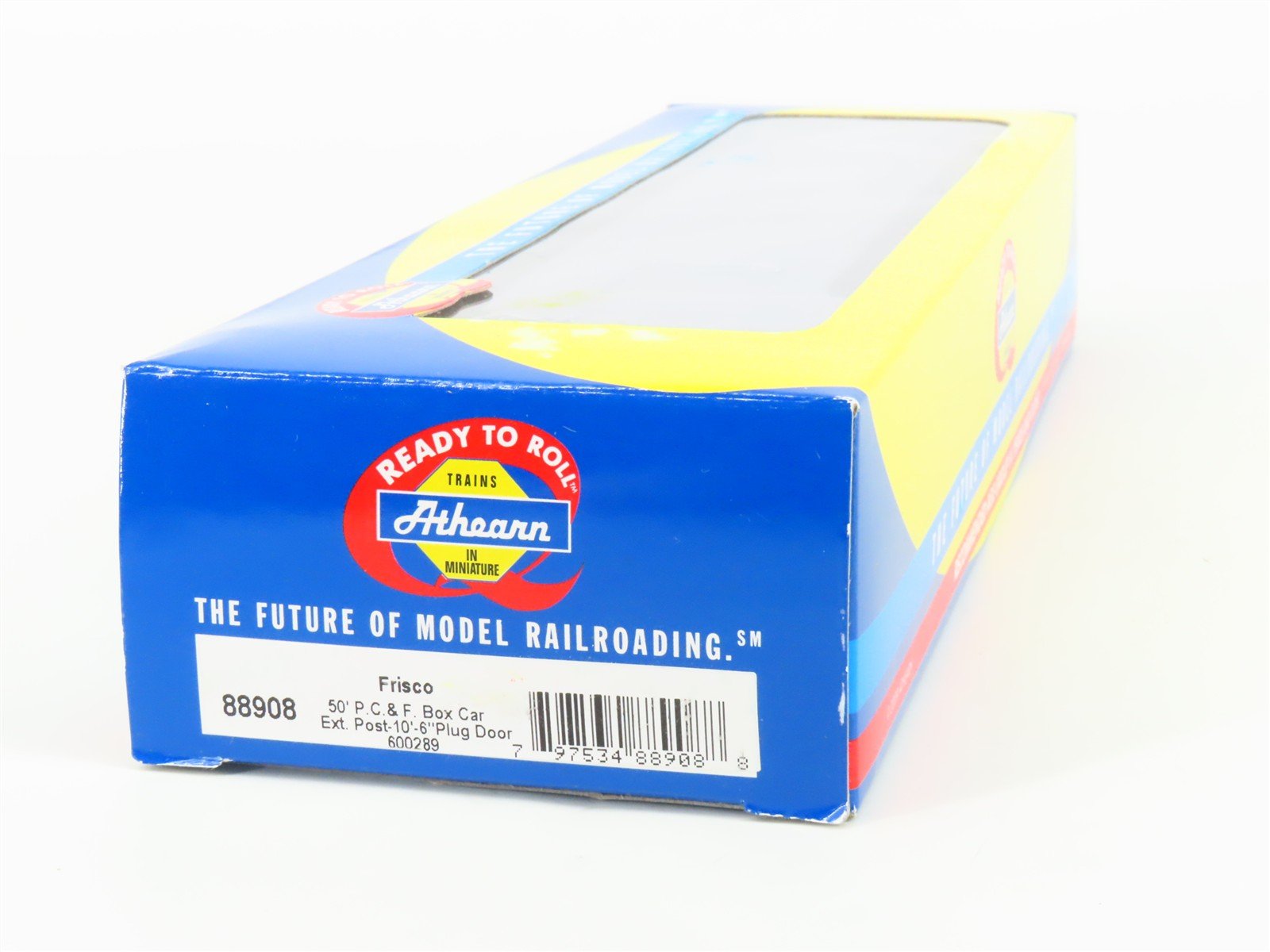 HO Scale Athearn 88908 SL-SF Frisco Railroad 50' Plug Door Box Car #600289