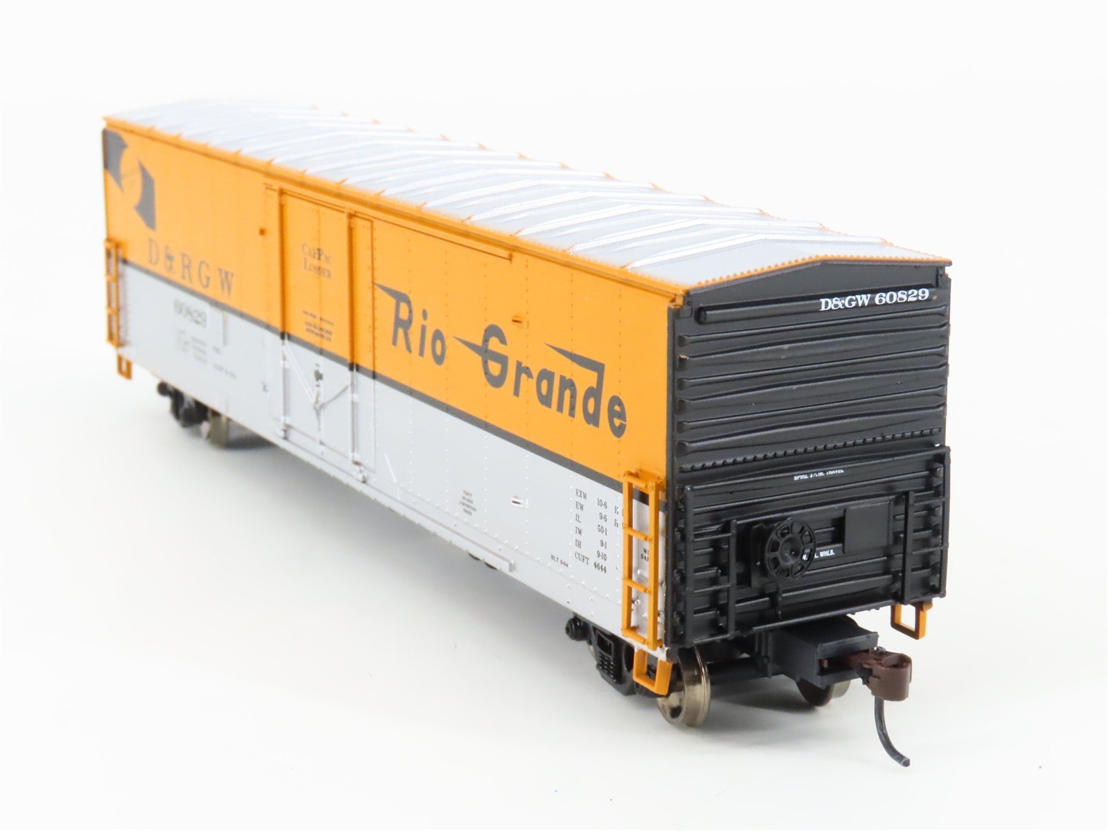 HO Scale Athearn 74805 D&RGW Rio Grande 50' Plug Door Box Car #60829