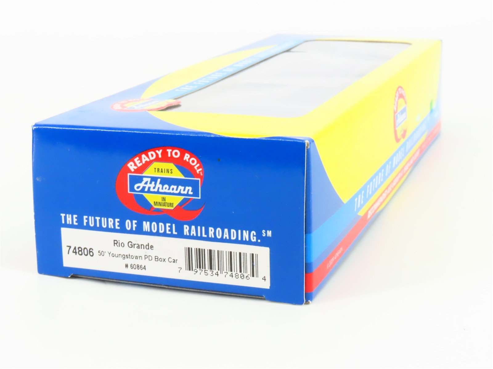 HO Scale Athearn 74806 D&RGW Rio Grande Railroad 50' Plug Door Box Car #60864