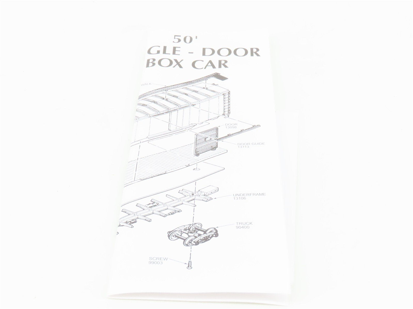 HO Scale Athearn 70774 SP Southern Pacific 50' Single Door Box Car #652907
