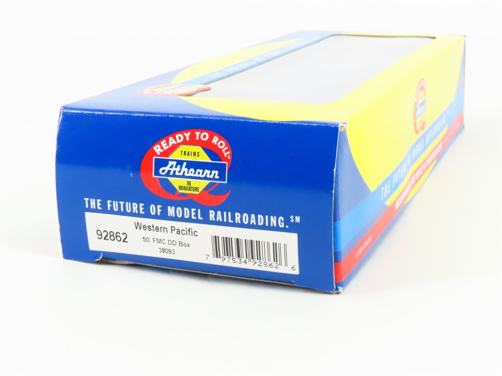 HO Scale Athearn 92862 WP Western Pacific 50' Double Door Box Car #38093