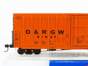 HO Scale Athearn 88906 D&RGW Rio Grande Railroad 50' Plug Door Box Car #61627