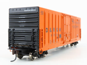 HO Scale Athearn 88905 D&RGW Rio Grande Railroad 50' Plug Door Box Car #61534