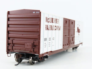 HO Scale Athearn 92857 MR McCloud River 50' Double Door Box Car #2243