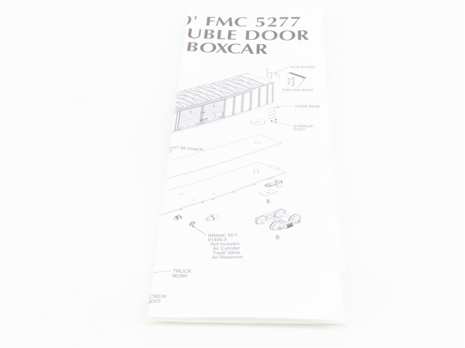 HO Scale Athearn 92857 MR McCloud River 50' Double Door Box Car #2243