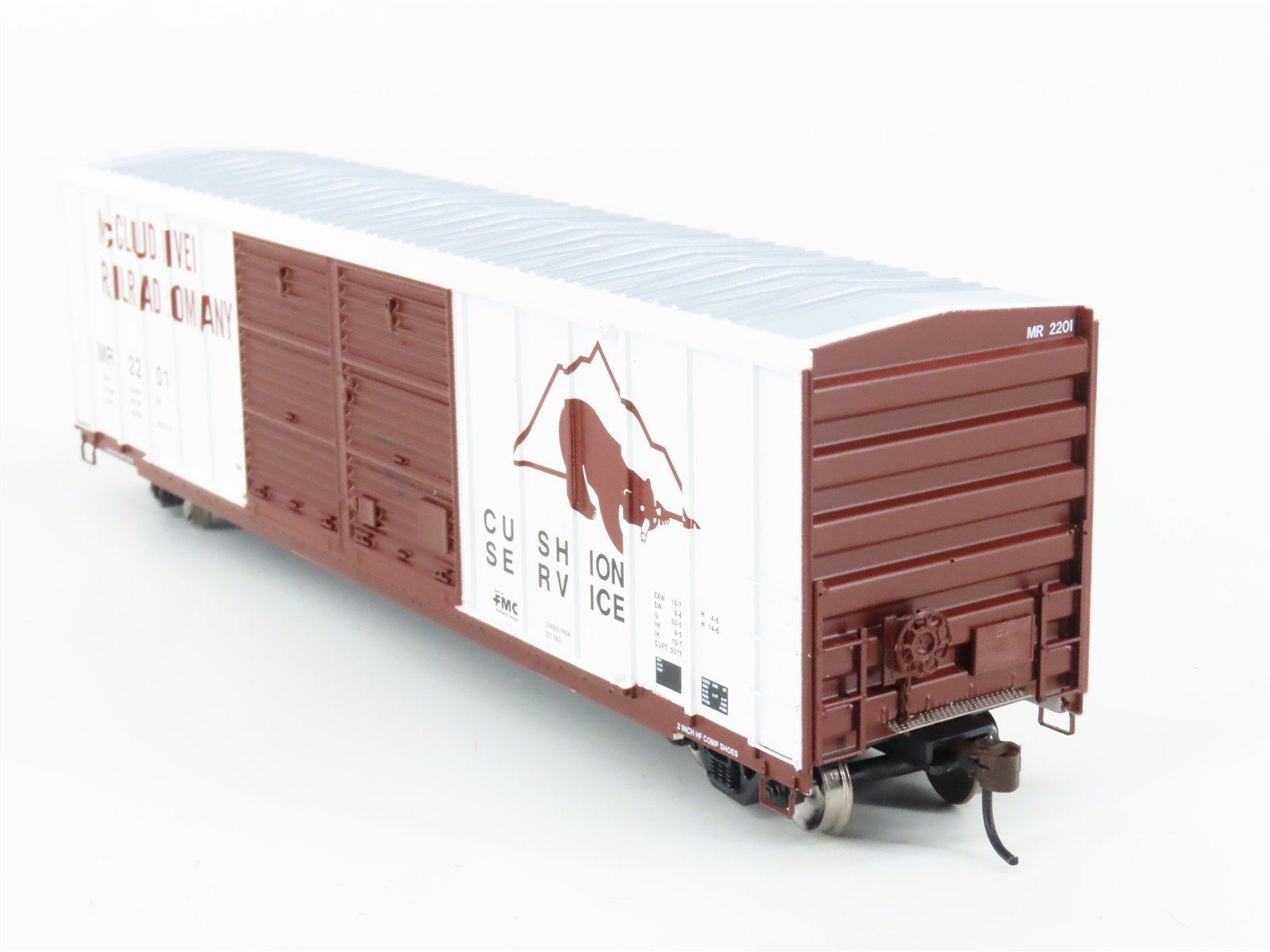 HO Scale Athearn 92856 MR McCloud River Railroad 50' Double Door Box Car #2201