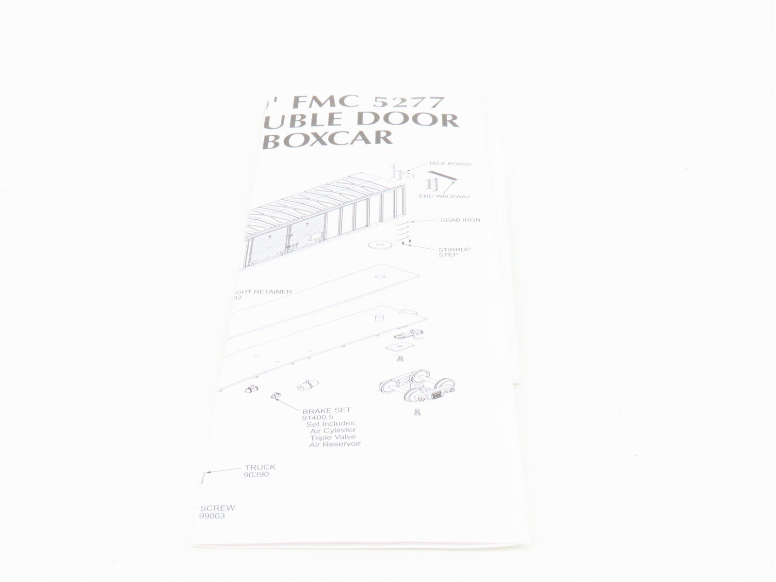 HO Scale Athearn 92856 MR McCloud River Railroad 50' Double Door Box Car #2201