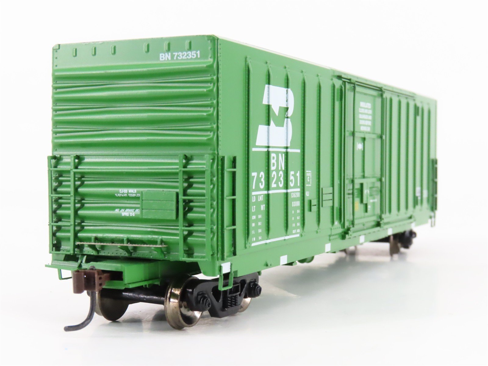 HO Scale Athearn 88901 BN Burlington Northern 50' Plug Door Box Car #732351