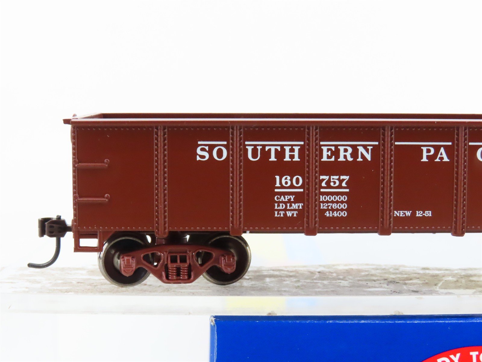 HO Scale Athearn 94334 SP Southern Pacific Railroad 40' Gondola #160757