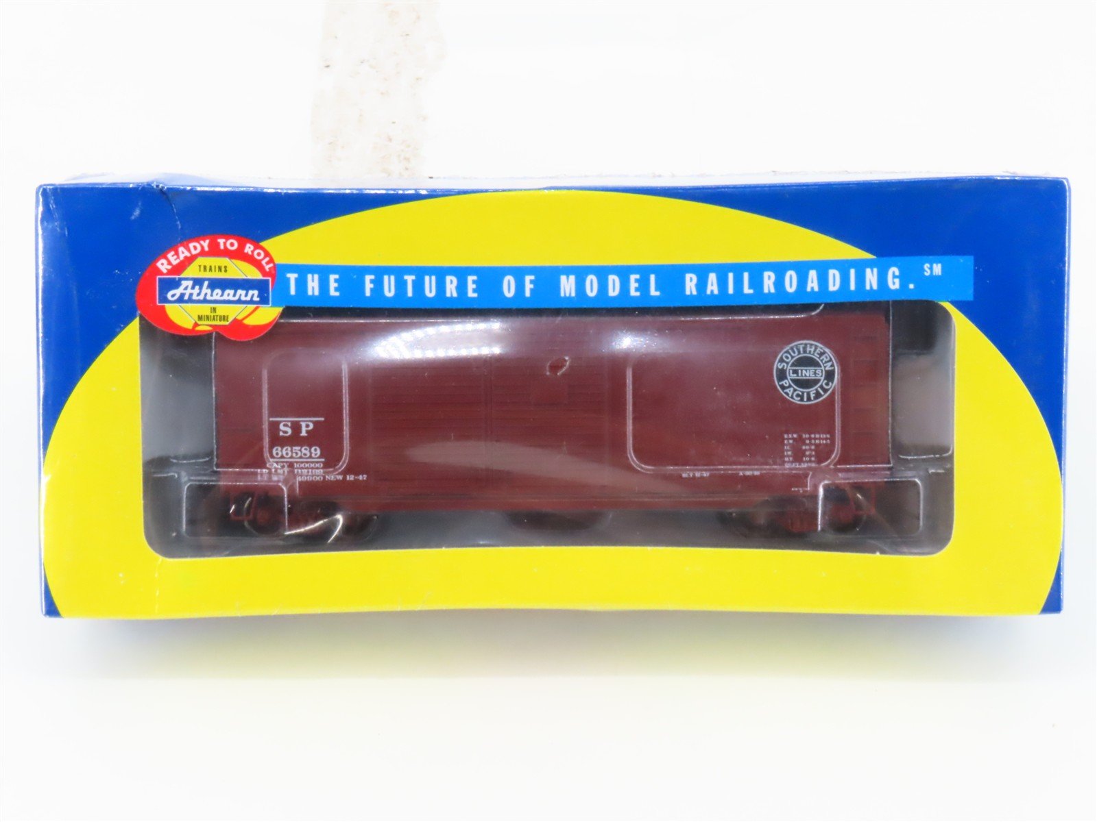 HO Scale Athearn 70881 SP Southern Pacific 40' Double Door Box Car #66589 Sealed