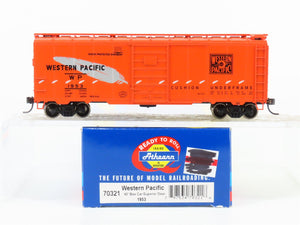 HO Scale Athearn 70321 WP Western Pacific Feather 40' Single Door Box Car #1953