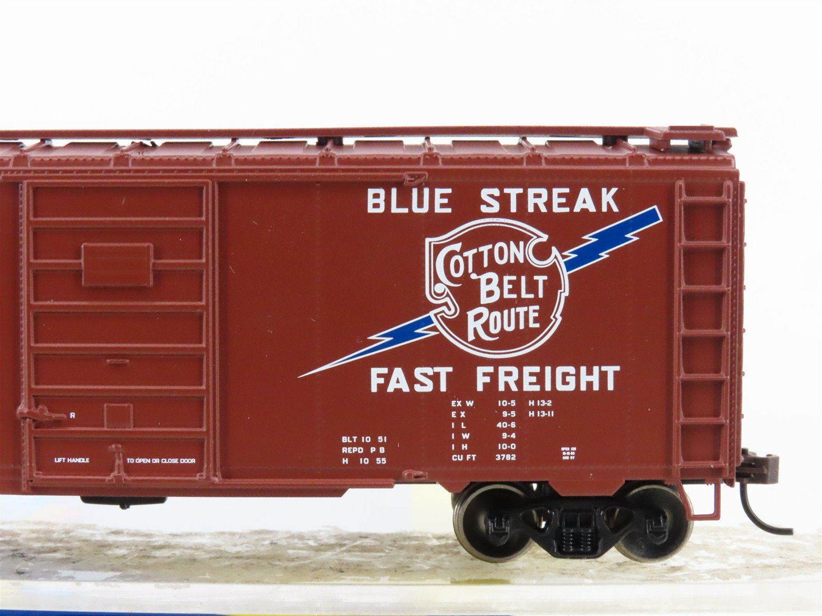 HO Scale Athearn 70333 SSW Cotton Belt Route 40' Single Door Box Car #33929