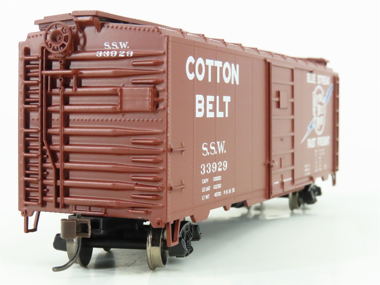 HO Scale Athearn 70333 SSW Cotton Belt Route 40' Single Door Box Car #33929