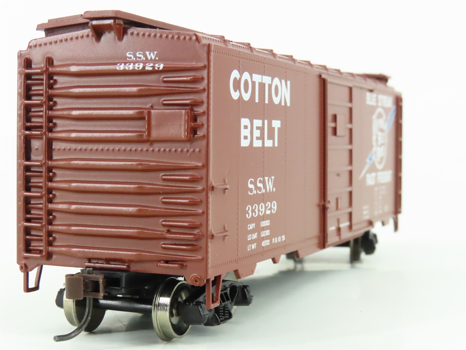 HO Scale Athearn 70333 SSW Cotton Belt Route 40' Single Door Box Car #33929