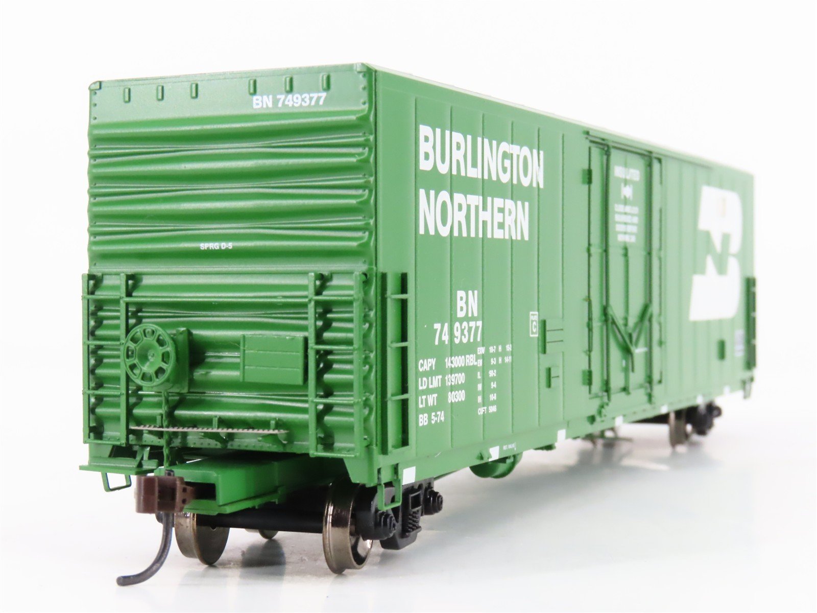 HO Scale Athearn 88954 BN Burlington Northern 50' Plug Door Box Car #749377