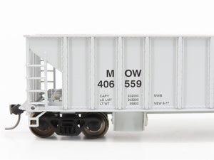 HO Scale Walthers 932-34205 MOW Maintenance of Way 2-Bay Ballast Hoppers 3-Pack