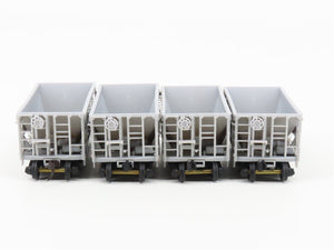 HO Scale Walthers 932-4400 Undecorated Ore Cars 4-Pack