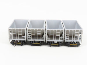 HO Scale Walthers 932-4400 Undecorated Ore Cars 4-Pack