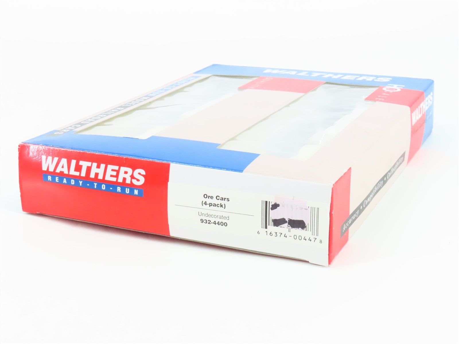 HO Scale Walthers 932-4400 Undecorated Ore Cars 4-Pack