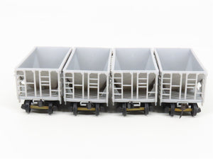 HO Scale Walthers 932-4400 Undecorated Ore Cars 4-Pack