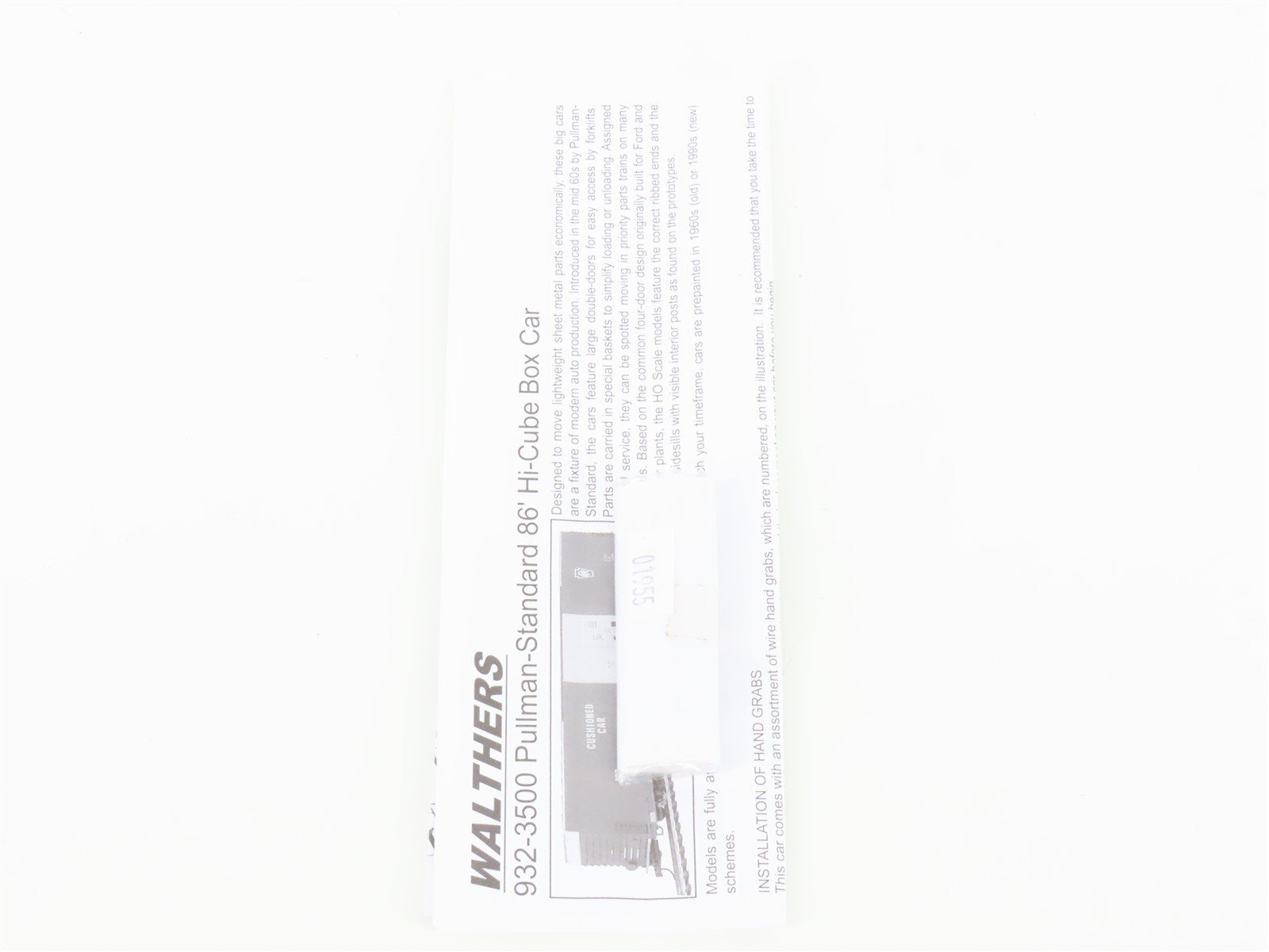 HO Walthers Gold 932-235015 SSW / SP Cotton Belt P-S 86' Hi-Cube Box Cars 2-Pack