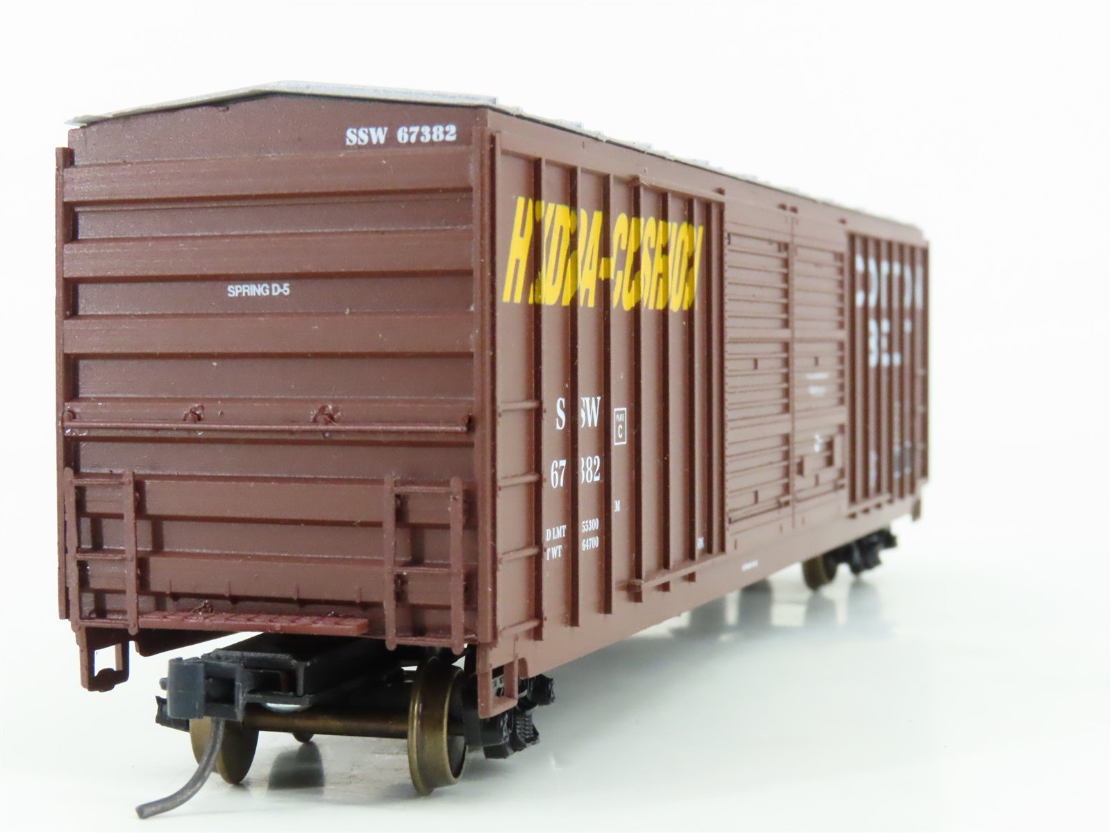 HO Scale LBF 2303 SSW Cotton Belt 50' FMC Welded Side Box Car #67382