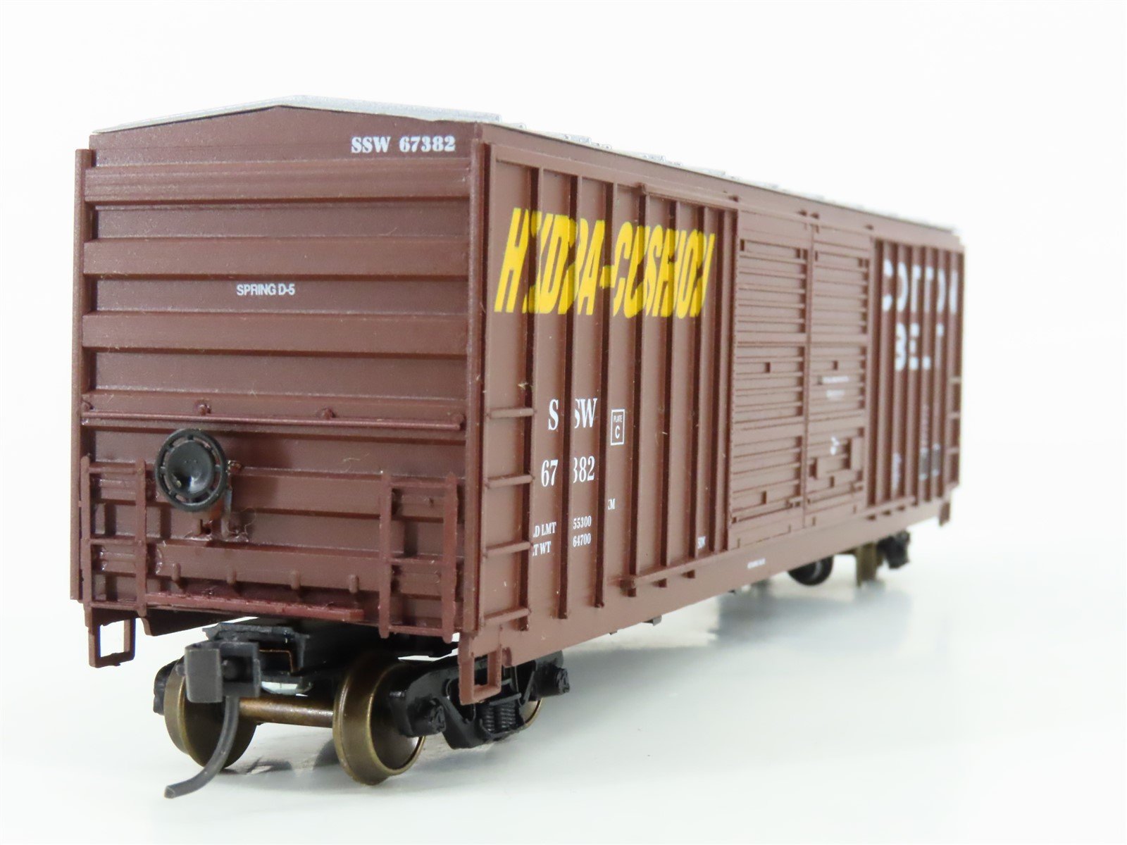 HO Scale LBF 2303 SSW Cotton Belt 50' FMC Welded Side Box Car #67382