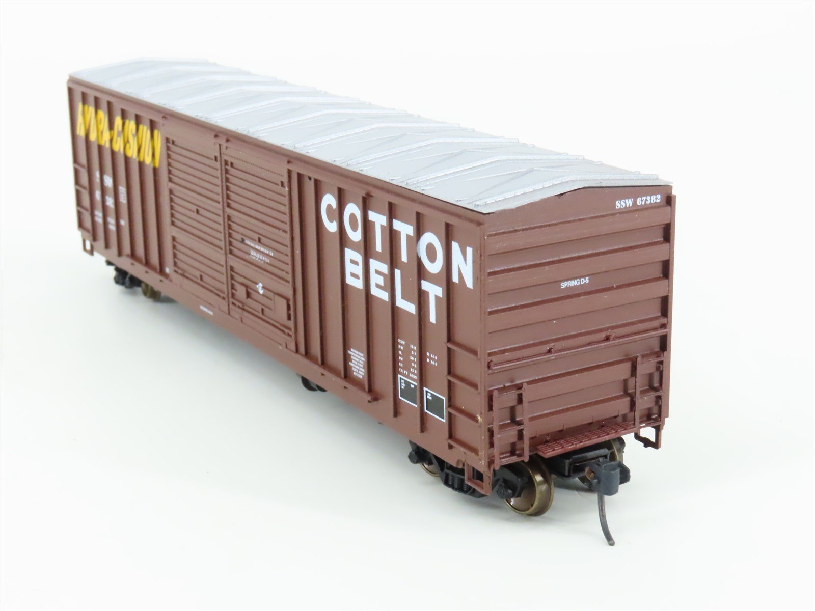 HO Scale LBF 2303 SSW Cotton Belt 50' FMC Welded Side Box Car #67382