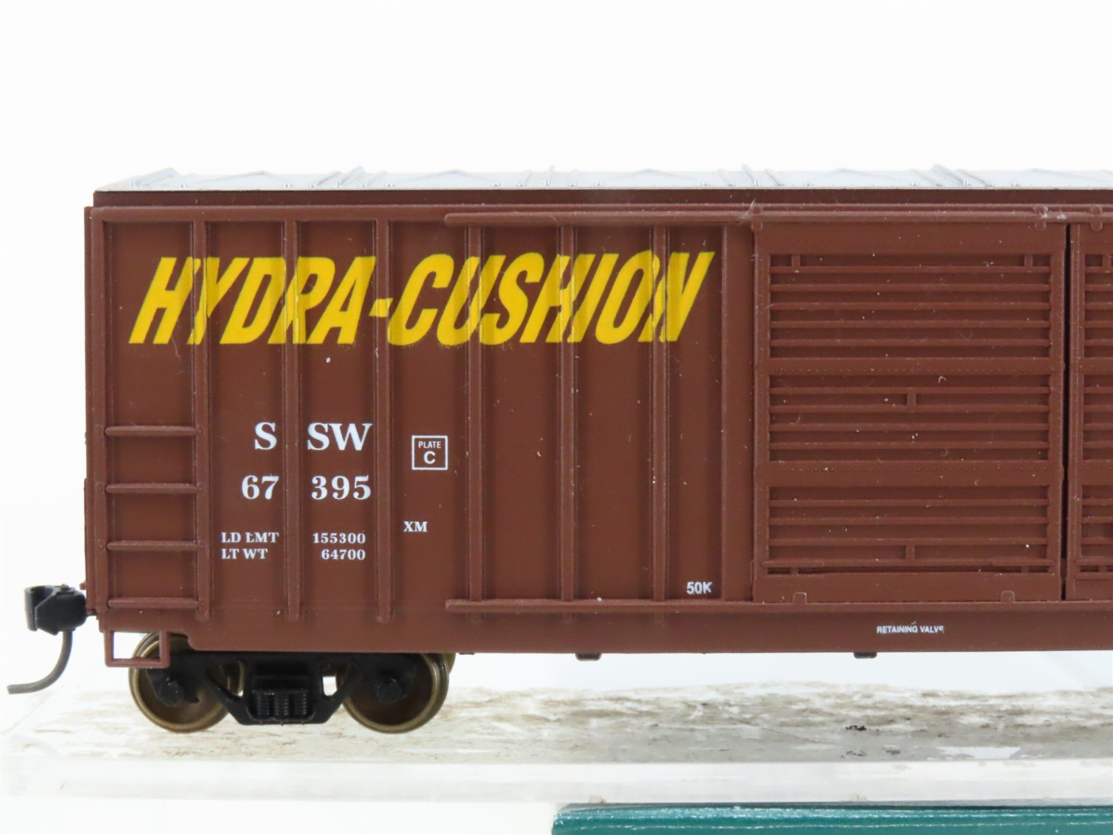 HO Scale LBF 2303 SSW Cotton Belt 50' FMC Welded Side Box Car #67395