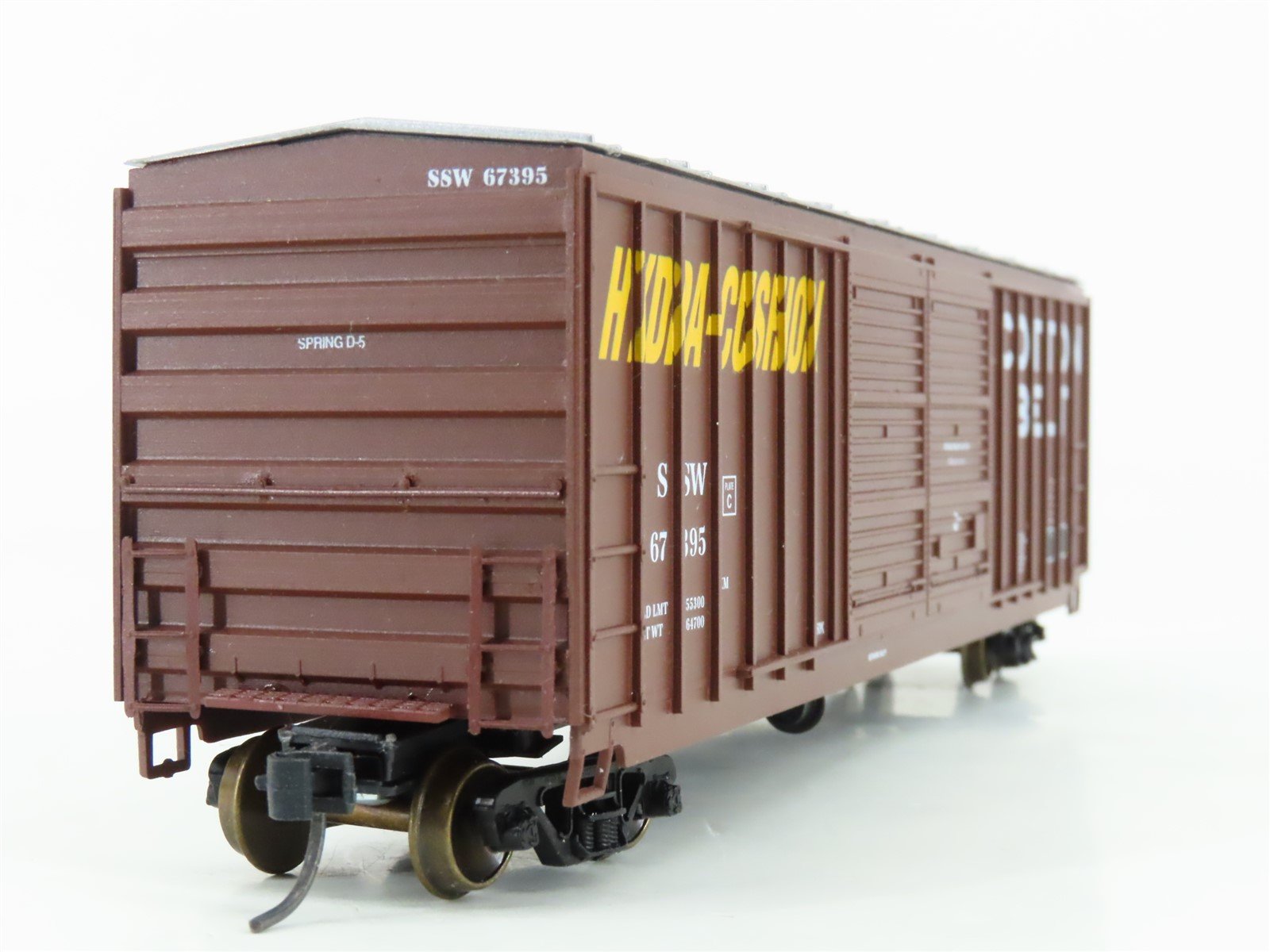 HO Scale LBF 2303 SSW Cotton Belt 50' FMC Welded Side Box Car #67395