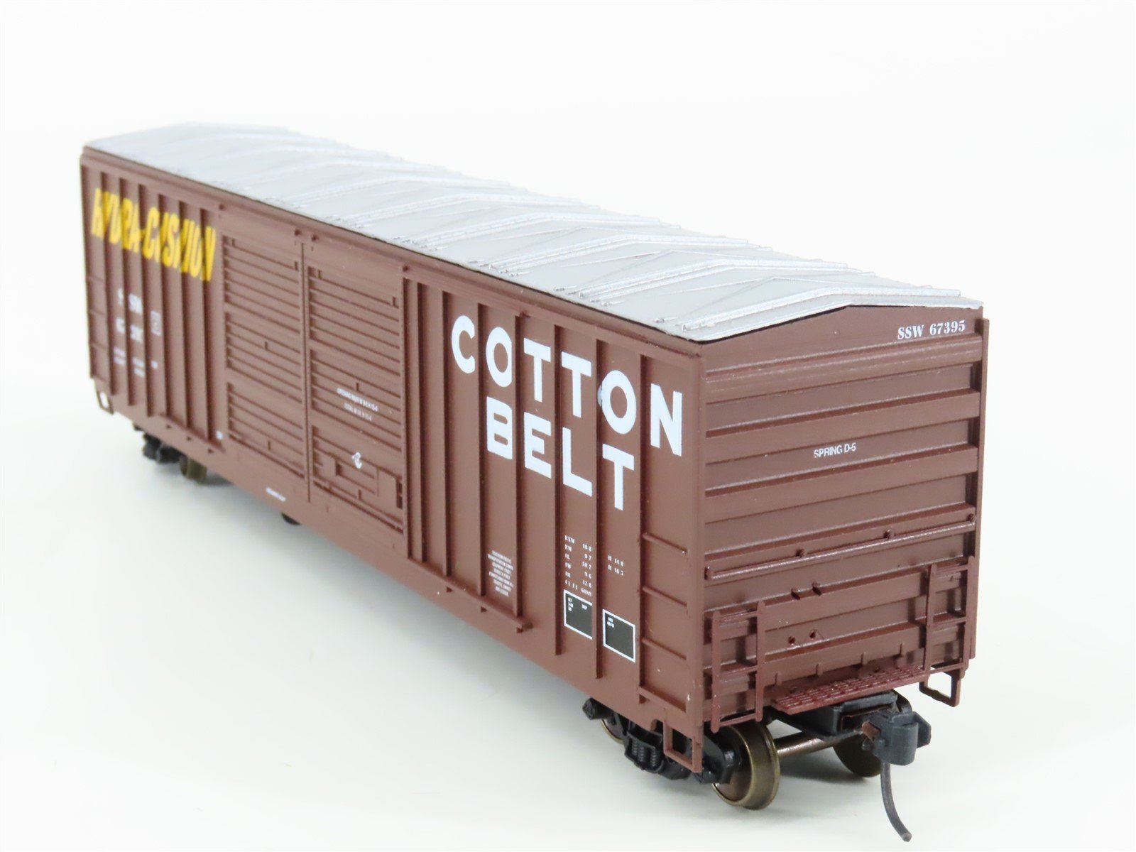 HO Scale LBF 2303 SSW Cotton Belt 50' FMC Welded Side Box Car #67395