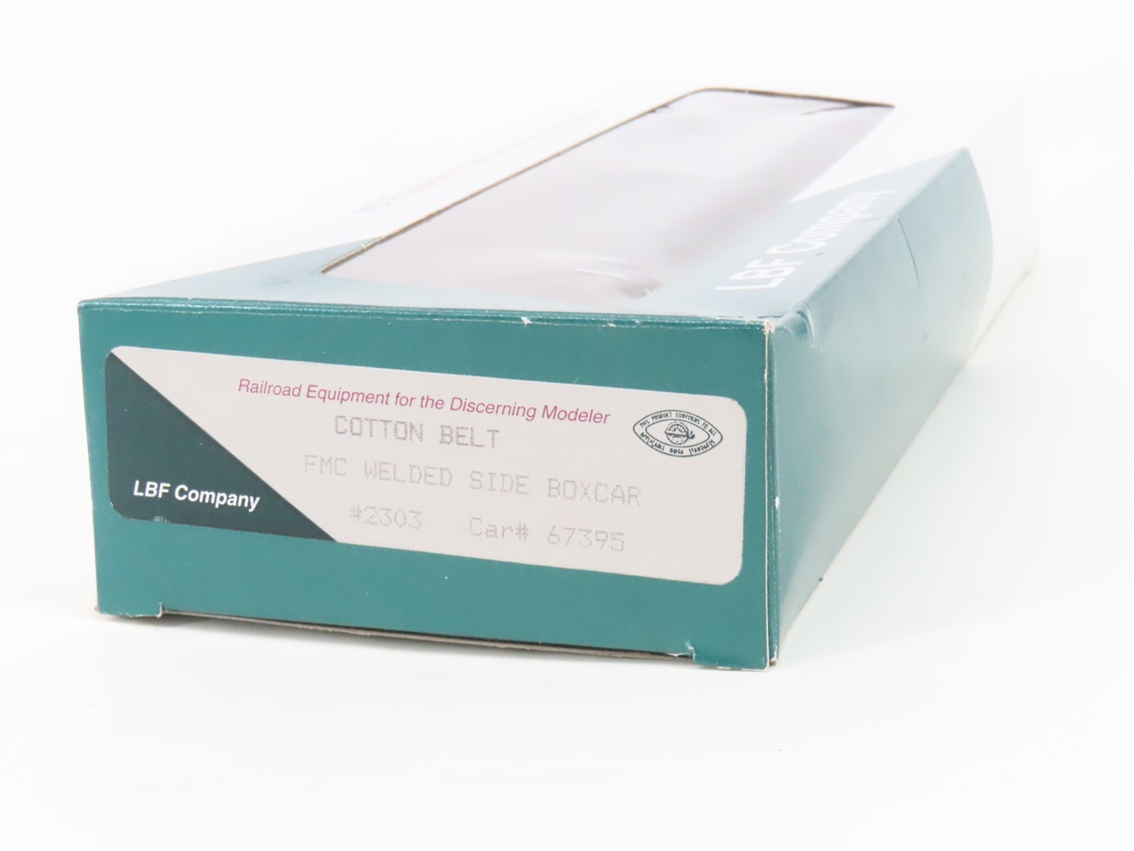 HO Scale LBF 2303 SSW Cotton Belt 50' FMC Welded Side Box Car #67395