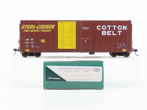 HO Scale LBF 1395 SSW Cotton Belt 50' Double Plug Door Hi-Cube Box Car #61539