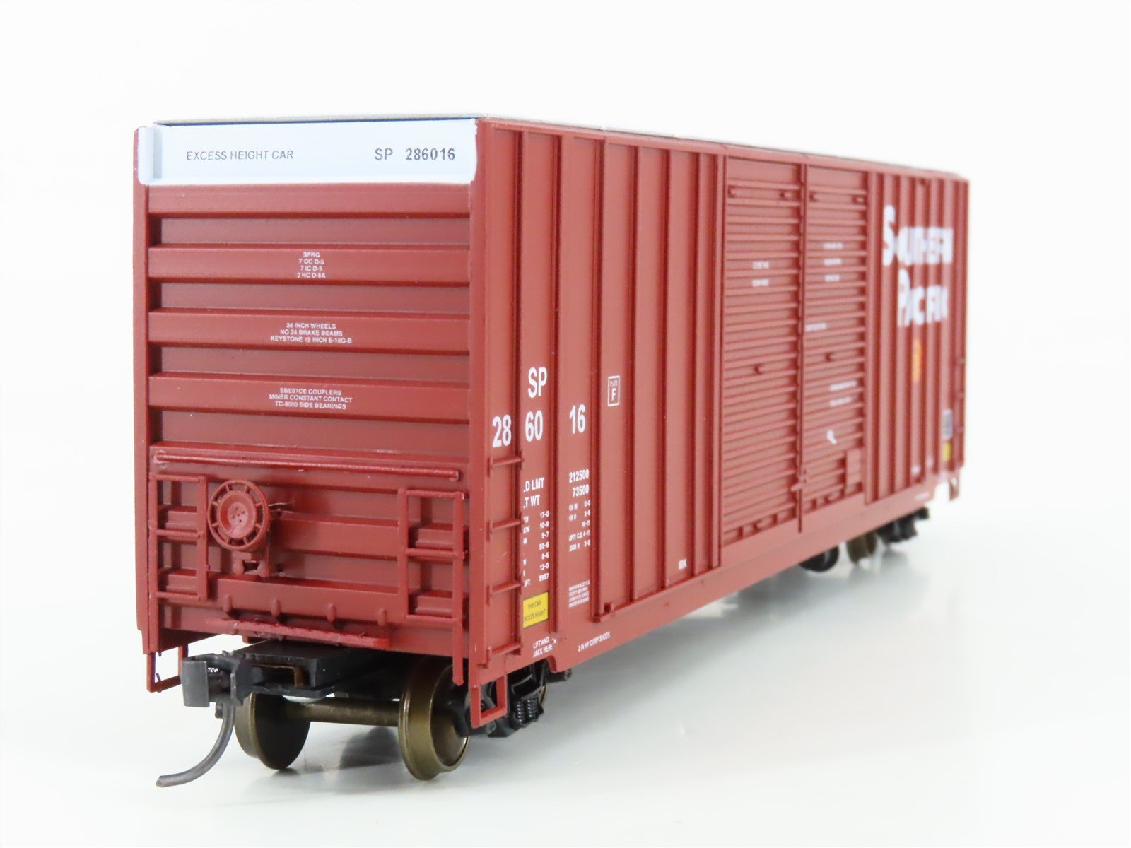 HO Scale LBF 1335 SP Southern Pacific 50' Double Door Hi-Cube Box Car #286016