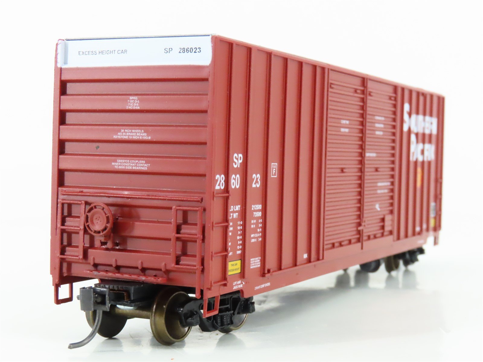 HO Scale LBF 1335 SP Southern Pacific 50' Double Door Hi-Cube Box Car #286023